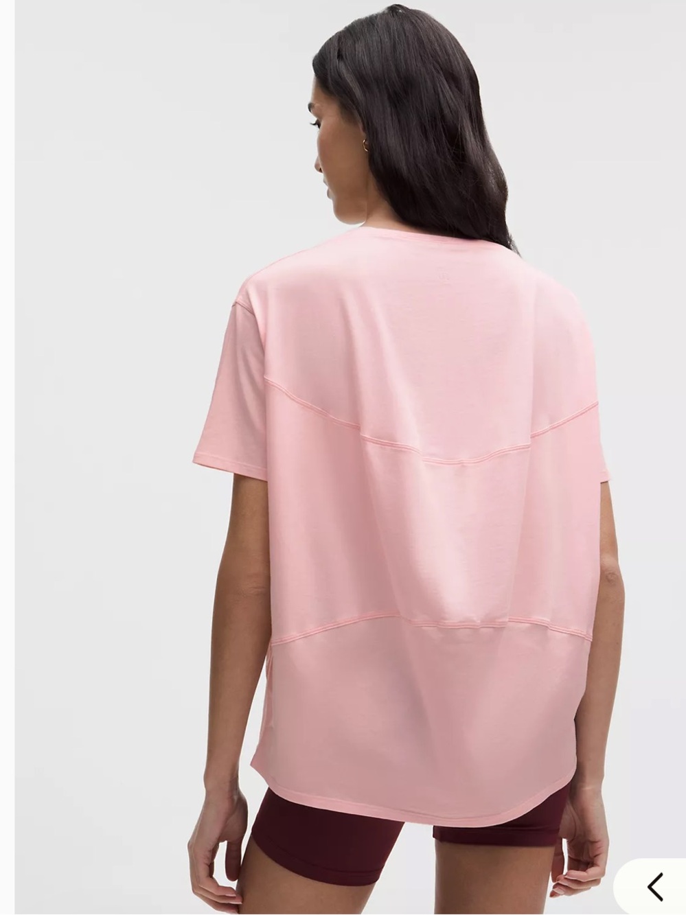 Lululemon Back In Action Organic Cotton T-Shirt - Dusty Pink